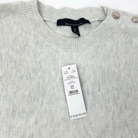 White House Black Market sweater NWT Style corset detail doman XL - Picture 7 of 11